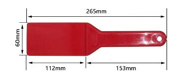 size of ink Scraper